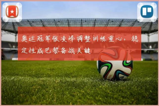奥运冠军张凌峰调整训练重心,稳定性成巴黎备战关键